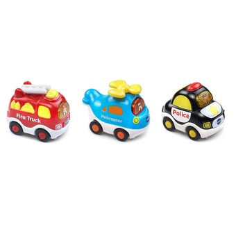 Open full size image 
      Go! Go! Smart Wheels® Starter Pack (Fire Truck, Police Car & Helicopter)
    